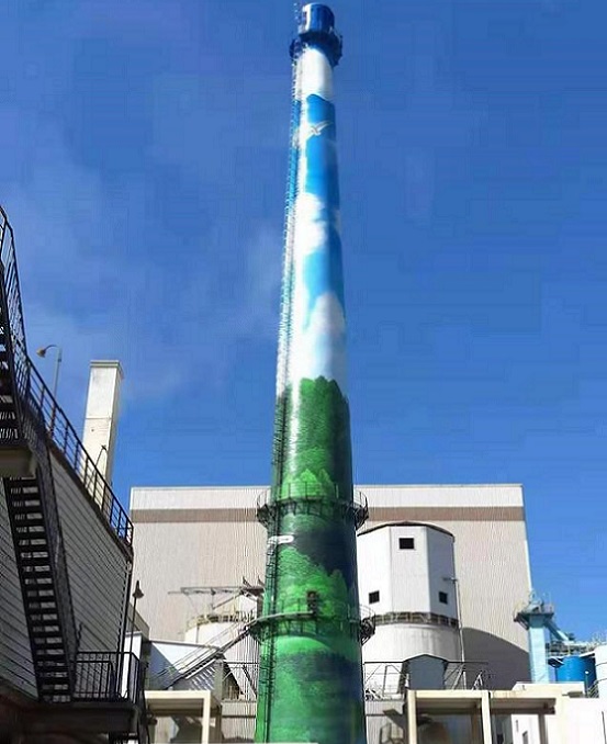 烟囱粉刷美化:绿色技艺,助力城市更新与改造